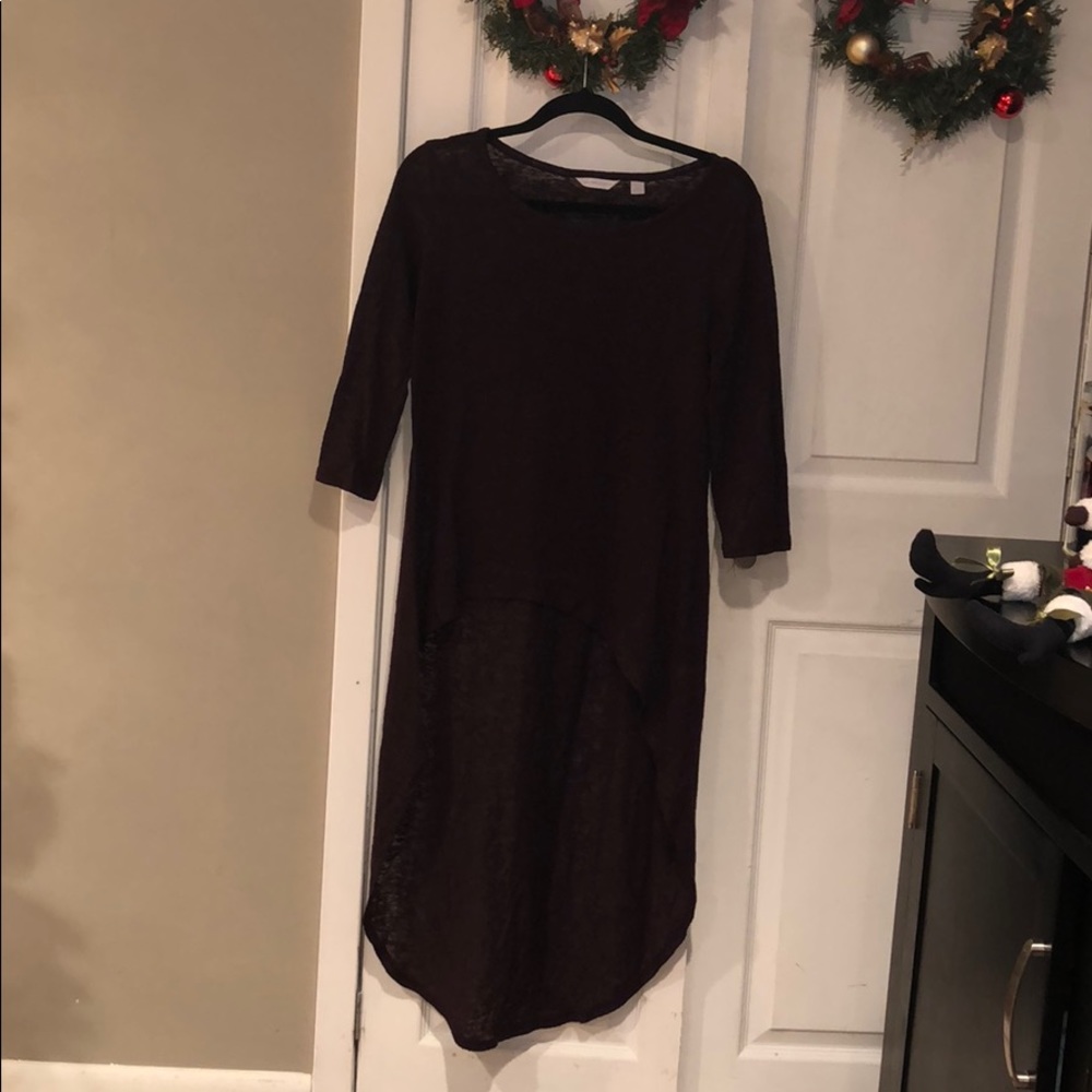 Hi-lo Plum Sweater